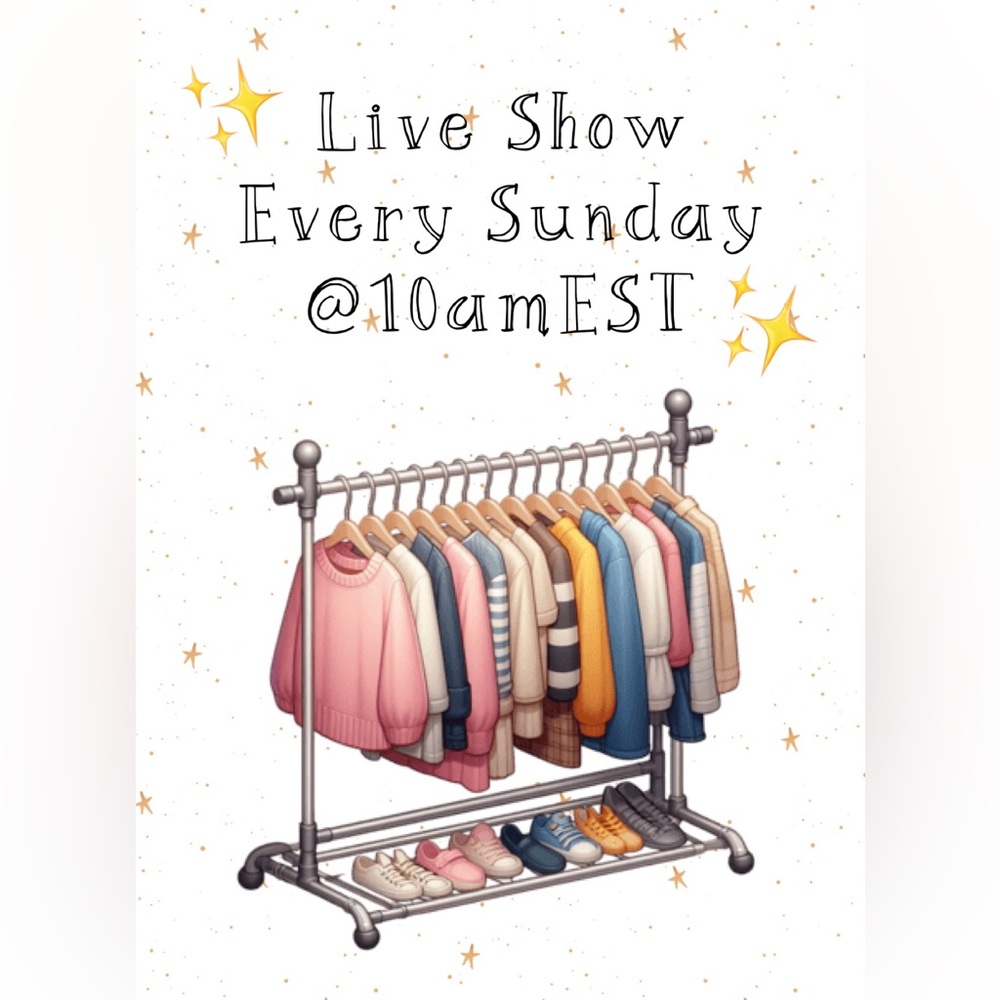 ✨Live Show Flyer✨Like to be notified when I go live!✨🎉✨🎉